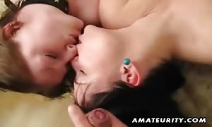 two
 newbie gfs obtain
 a facial cumshot jism shot and after which
 suck his cock to make it shoots a load
 two times ! outstanding !